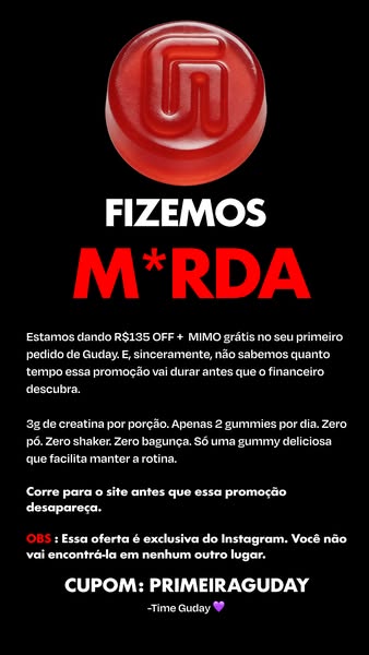 Guday ad: A gente foi longe demais 😱