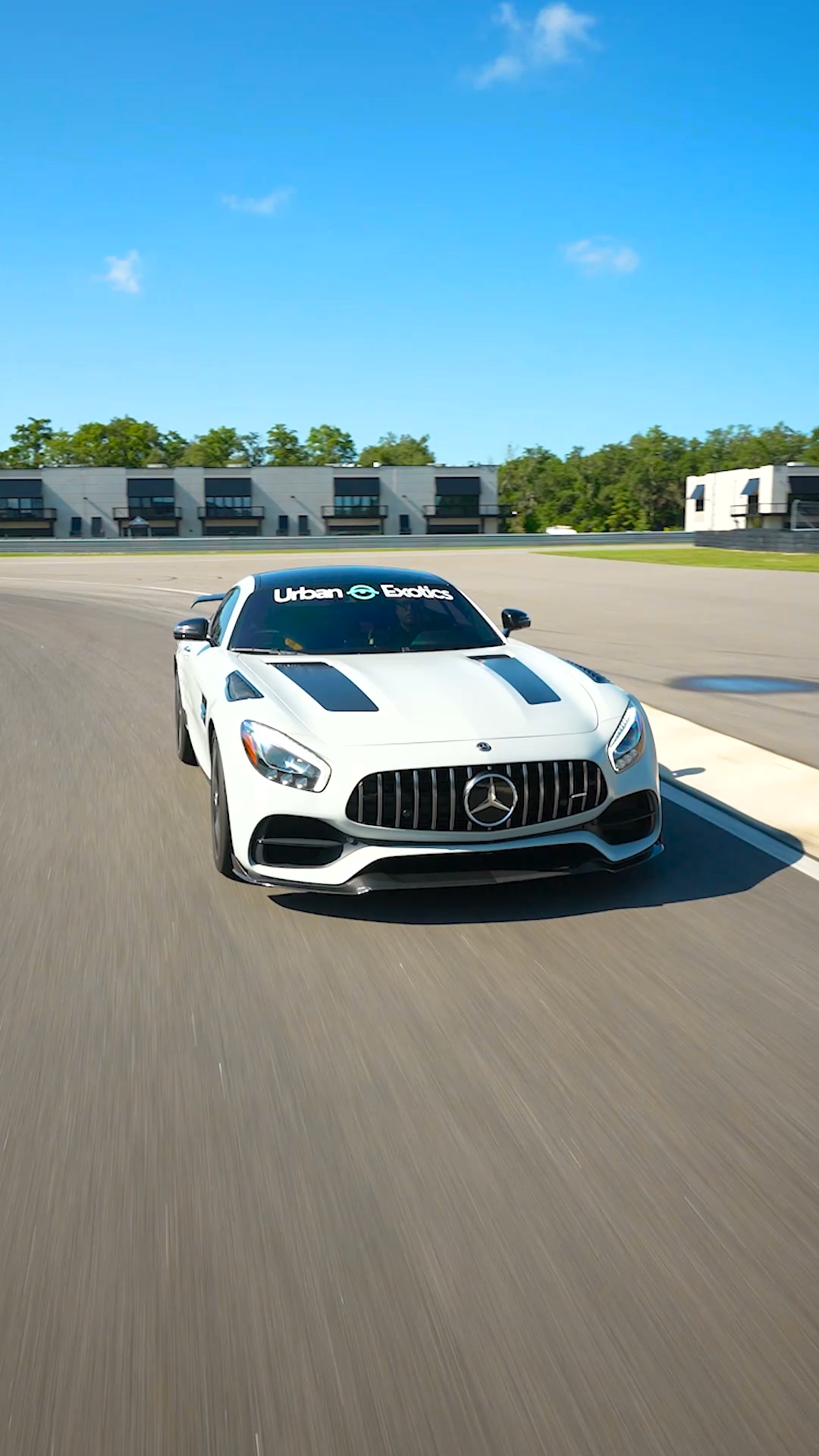 Mercedes-Benz AMG GT through a scope